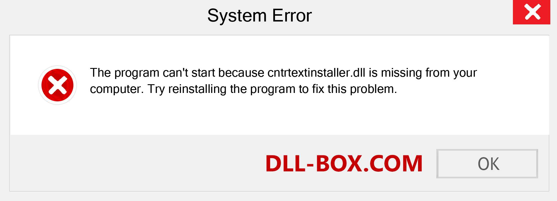  cntrtextinstaller.dll file is missing?. Download for Windows 7, 8, 10 - Fix  cntrtextinstaller dll Missing Error on Windows, photos, images